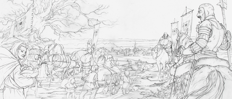 Illustration for article titled The Beautiful Sketches Behind The Witcher 3's Ending